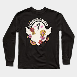 Hippie ghost Halloween Long Sleeve T-Shirt